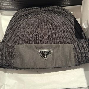 Prada men’s beanie hat